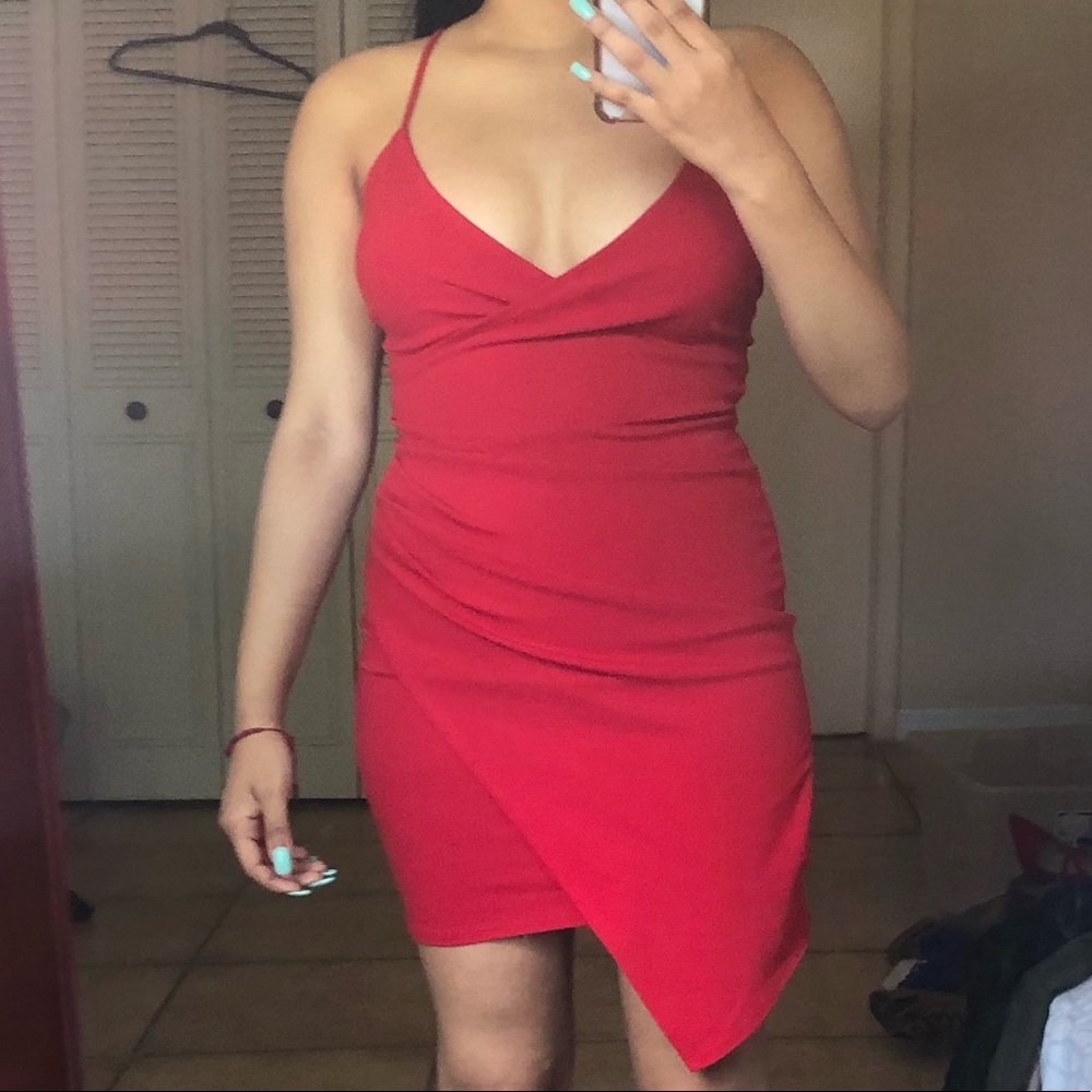 Red dress